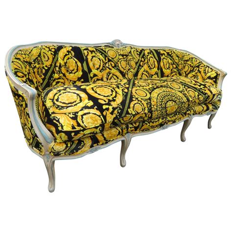 vintage versace sofa|versace sofa fabric.